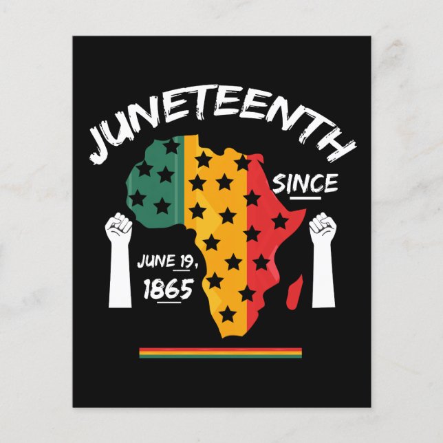 Papier T-shirt Juneteenth Depuis le 19 juin 1865 Free Ish (Devant)