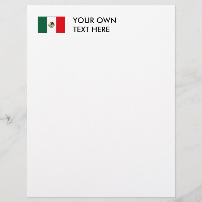 Papier T-shirts et cadeaux du Drapeau mexicain (Devant)