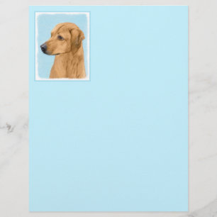 Papier Tableau Rhodesian Ridgeback - Art Chien original