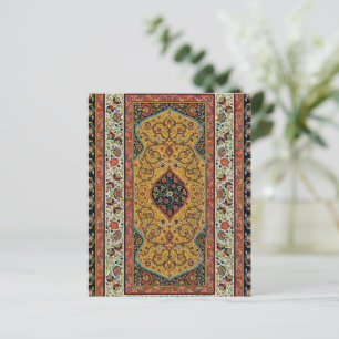 Papier Tapis Élegant Tapisserie Perse Antique Riche