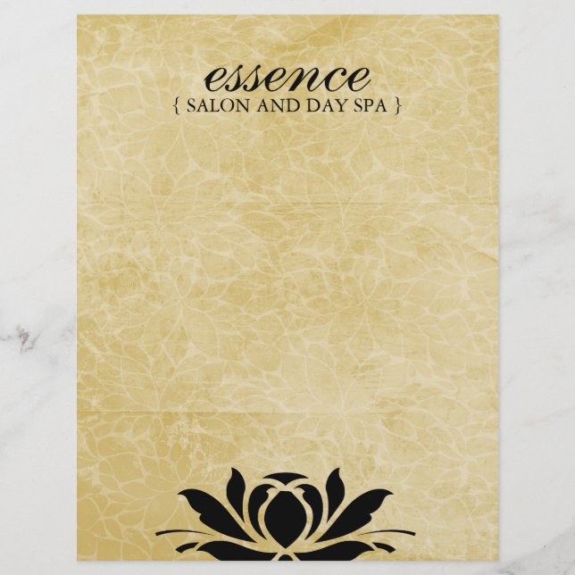 Papier Tarif Classy pour Salon (Devant)