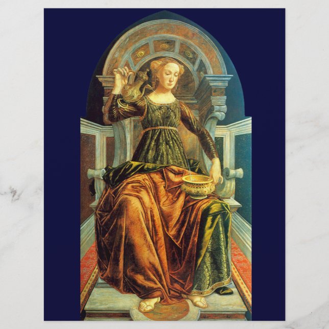 PAPIER TAROTS RENAISSANCE ANTIQUES 14 / TEMPERANCE (Devant)