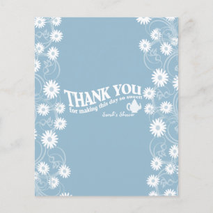 Papier Tea Party et Daisy Blue Chocolate Bar Favoriser
