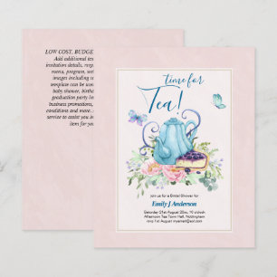 Papier Teapot Fête des mariées Teatime Après-midi Thé Inv