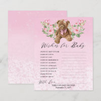 Teddy Bear Rose Floral Wives for Baby Game