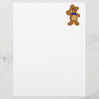Papier Teddy Bear Waving