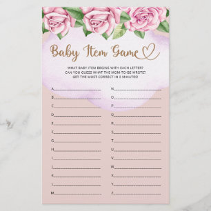Papier Teddy ours fille baby shower bébé objet jeu