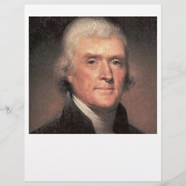 Papier Thomas Jefferson (Devant)