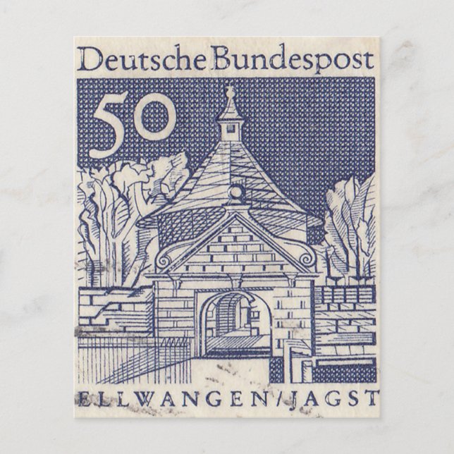 Papier Timbre postal allemand Bundespost (Devant)