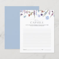 Time Capsule Dusty Blue Fleur sauvage douche Jeu