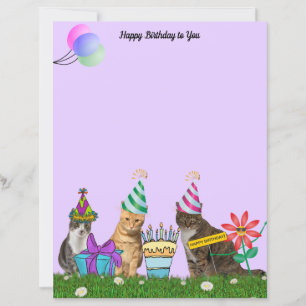Papier Tito, Taz et Annie vous souhaitent un joyeux anniv