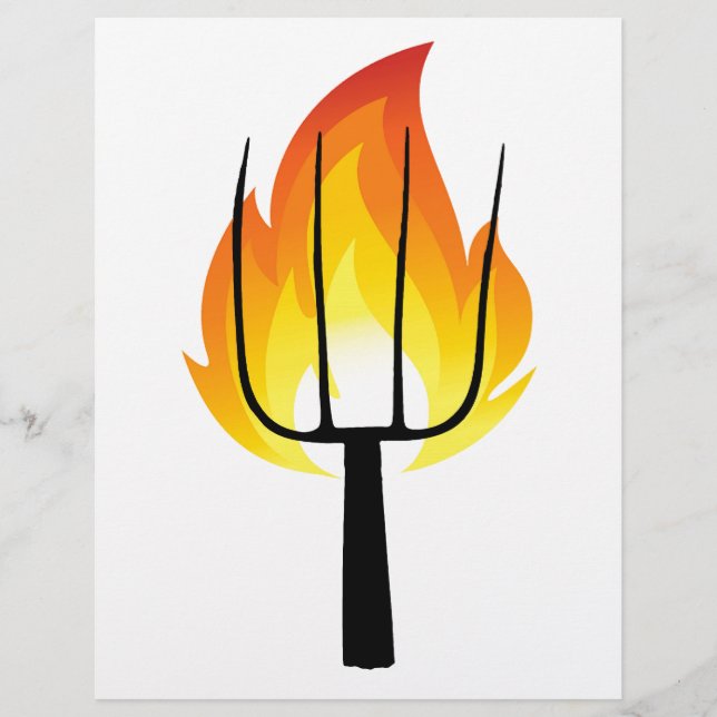 Papier Torche et fourche (Devant)