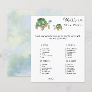 Papier Tortue de mer - Whats dans votre sac à baby shower