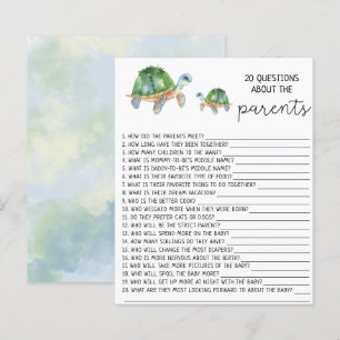 Papier Tortues marines - 20 Questions sur les parents