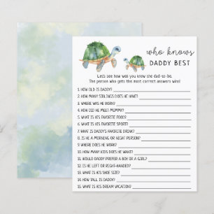 Papier Tortues marines - Qui connaît le mieux DADDY