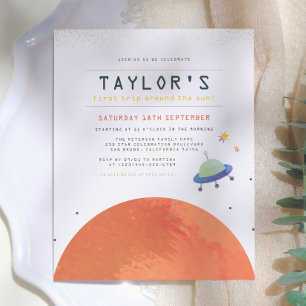 Papier Tour du Soleil   Budget Space Boy Anniversaire