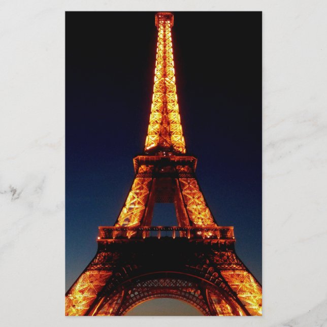 Papier Tour Eiffel à Paris (Devant)