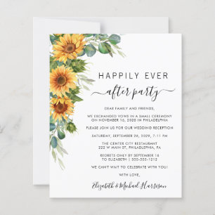 Papier Tournesol Eucalyptus Réception de mariage photo