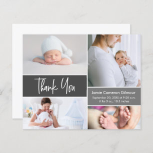 Papier Traitement Gris Mod Script multiple Photos