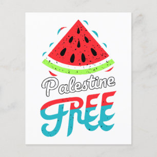 Papier Tranches paisibles Watermelon Free Palestine - Sou