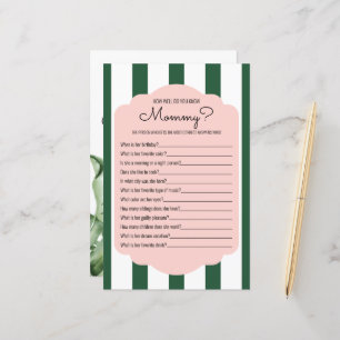 Papier Troop Beverly Hills Thème Baby shower Jeu