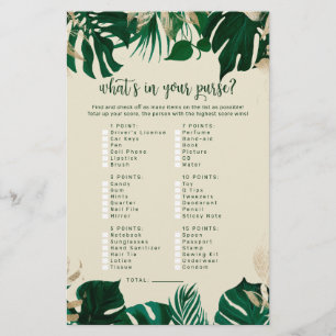 Papier Tropical What's in Your Purse Fête des mariées Gam