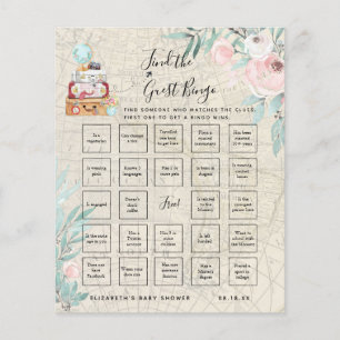 Papier Trouver Le Bingo Invité   Jeu Baby shower