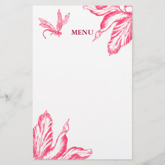 Papier Tulipe rétro