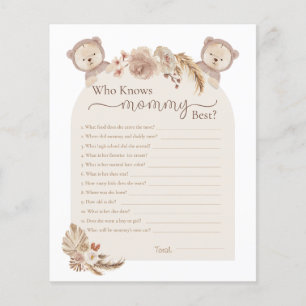 Papier Twins Teddy Bear Qui Connaît Maman Meilleur Jeu De