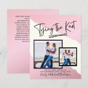 Papier Tying The Knot - Photo Engagement Party Invitation
