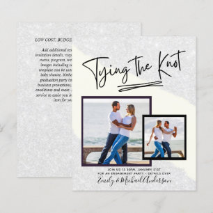 Papier Tying The Knot - Photo Engagement Party Invitation