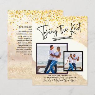 Papier Tying The Knot - Photo Engagement Party Invitation