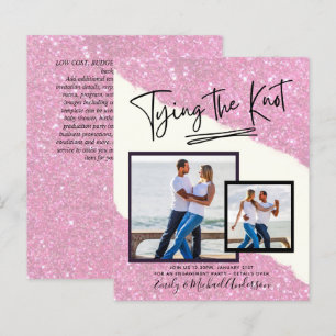 Papier Tying The Knot - Photo Engagement Party Invitation