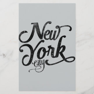 Papier Typographie de cru de New York City