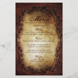 Papier typographie vintage rustique mariage campagnard oc