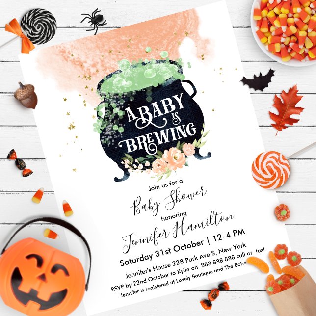 Papier un bébé brasse Baby shower Budget Invitation (Créateur téléchargé)