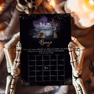 Papier Un bébé brasse Éffrayant Halloween jeu de Bingo