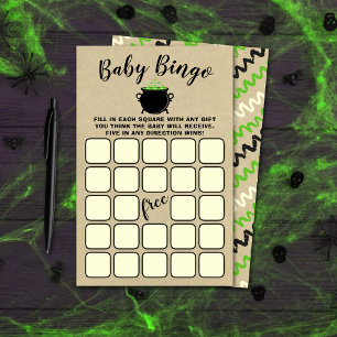 Papier Un Bébé Doux Brasse Le Baby shower D'Halloween