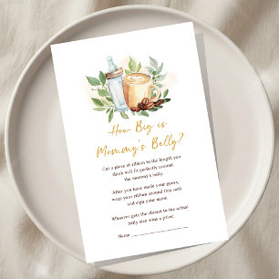 Papier Un bébé prépare du café Baby Shower Grand Jeu