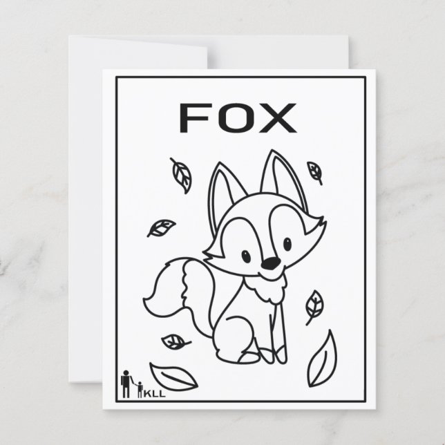 PAPIER UN FOX AMBITIEUX (Devant)