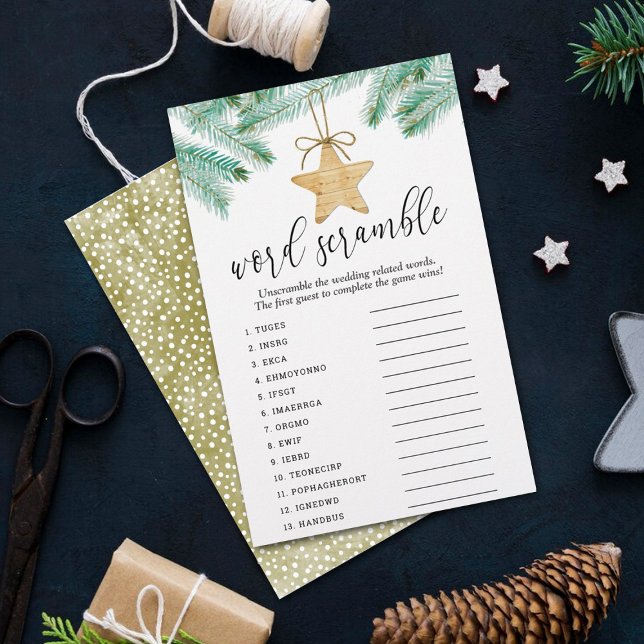 Papier Un Joyeux Petit Jeu De Mots Fêtes des mariées (Créateur téléchargé)