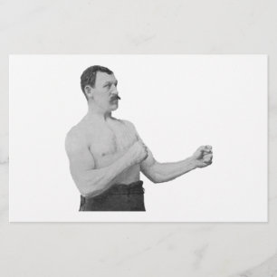 Papier Un Mème Homme Trop Manly