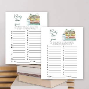 Papier un nouveau chapitre baby shower Baby Item Jeu