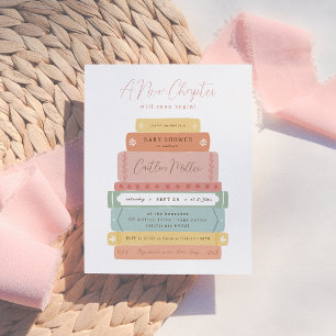 Papier Un nouveau chapitre   Baby shower budgétaire de li