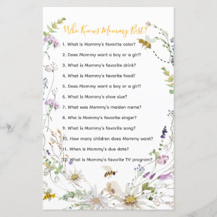 Papier Un Petit Baby shower D'Abeille De Miel Qui Connaît