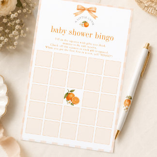 Papier Un Petit Bébé Mignon en Route Jeu de Bingo pour Ba