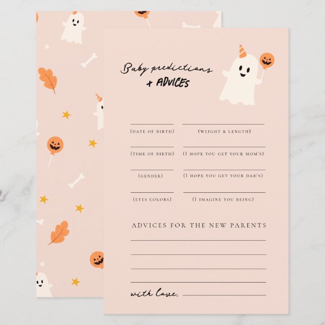 Papier Un petit garçon est presque dû à des prédictions d (Devant / Derrière)