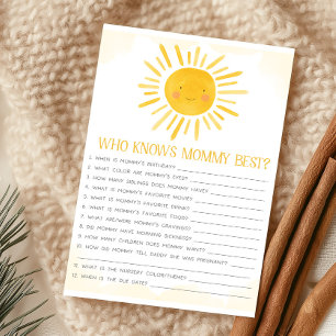 Papier Un Petit Rayon de Soleil Qui Connaît le Mieux Mama