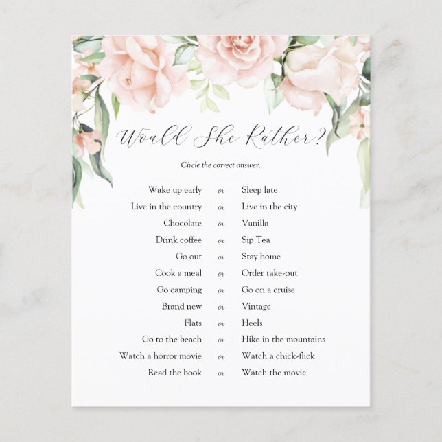 Papier Une Verdure Florale Bruyante Plairait-Elle Plutôt  (Devant)