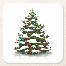 PAPIER UNTERSETZER: CHRISTMAS TREM